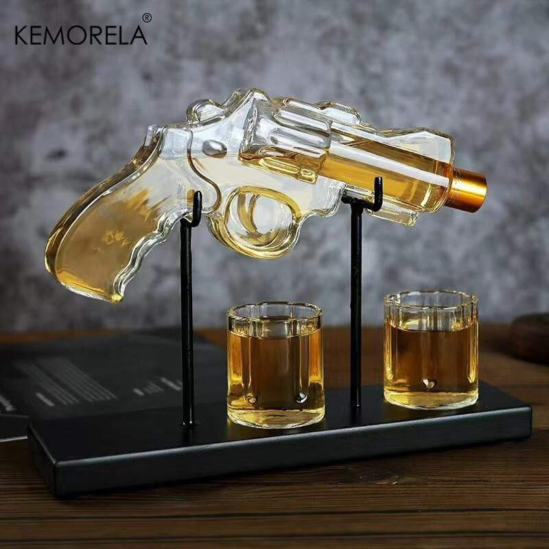 Cold Drink Dispenser - Kemorela-リボルバーガラスデカンター,ウイスキーグラスセット,ワインディスペンサー,バードリンクコンテナ,絶妙なボトル,メンズギフト