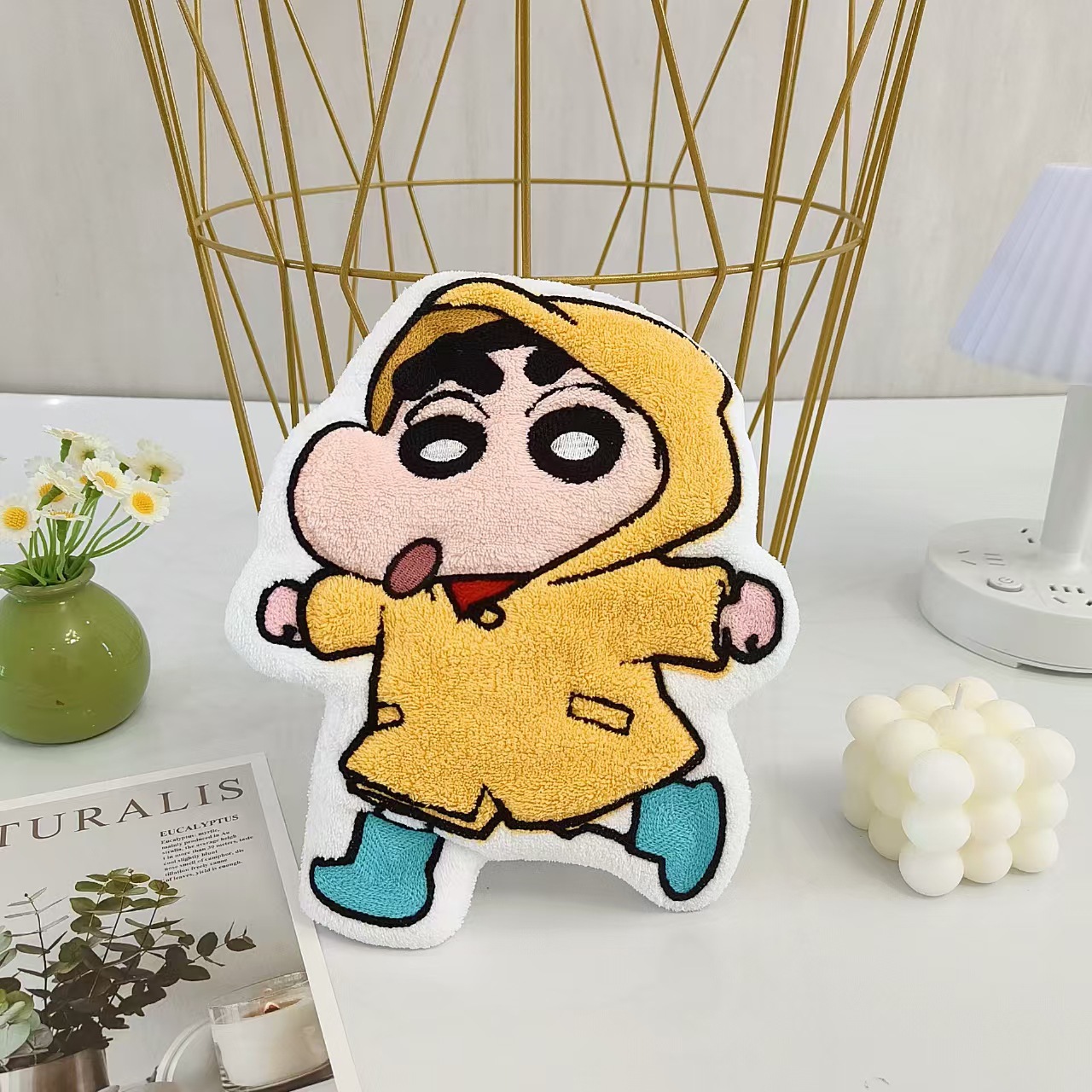 Commercial Kitchen Items - かわいいクレヨンしんちゃん漫画かわいいハンドタオル吸水性コーラルフリースキッチン速乾性シャワールーム用品