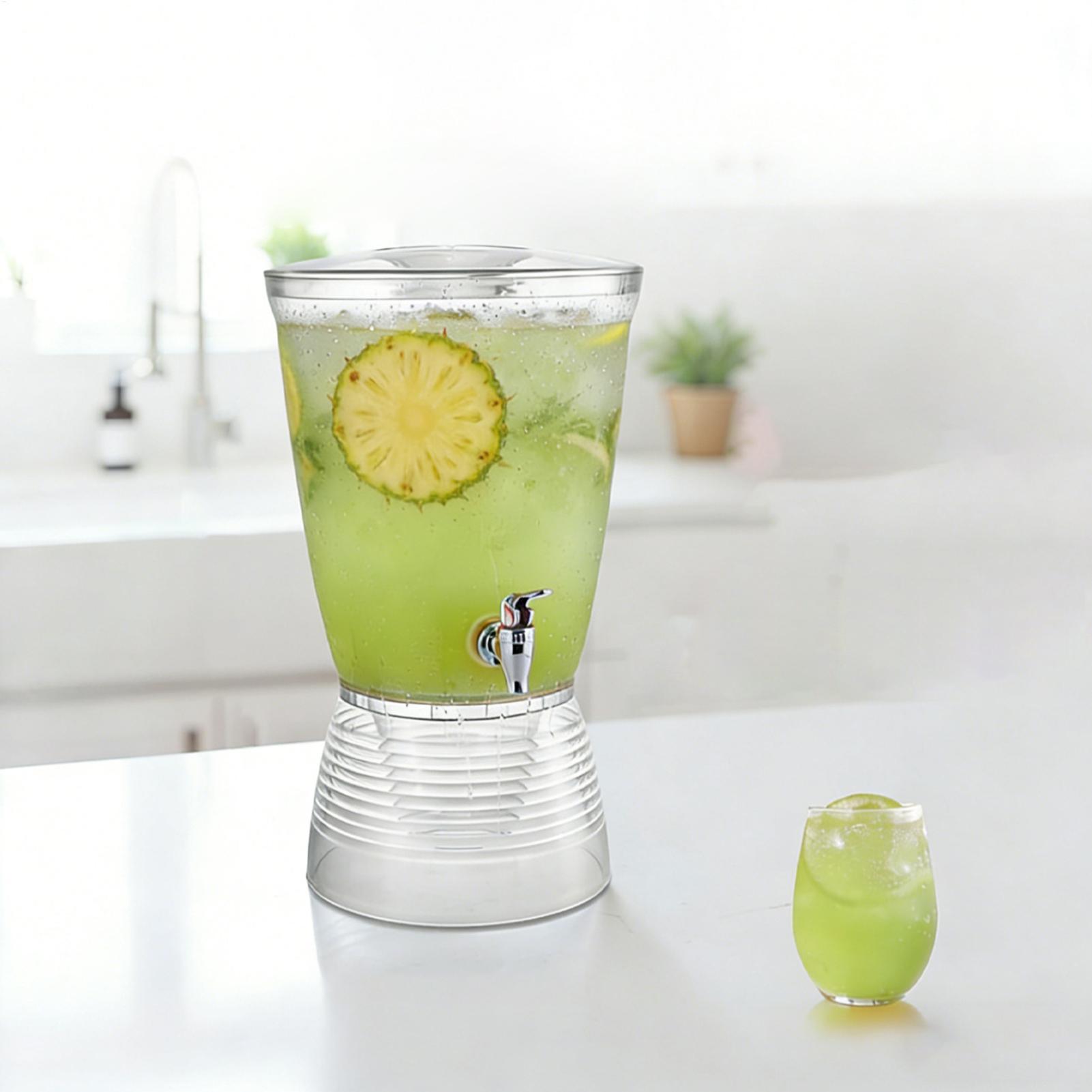 Cold Drink Dispenser - パーティー用ドリンクディスペンサー 6L ジュース容器 冷たいビールサーブ用ディスペンサー エンターテイナー バーテンダー