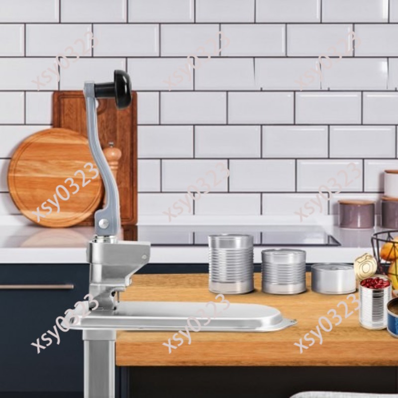 Commercial Kitchen Bench - 手動卓上回転式缶切り機 業務用 簡単操作 ホテル レストラン キッチンに最適