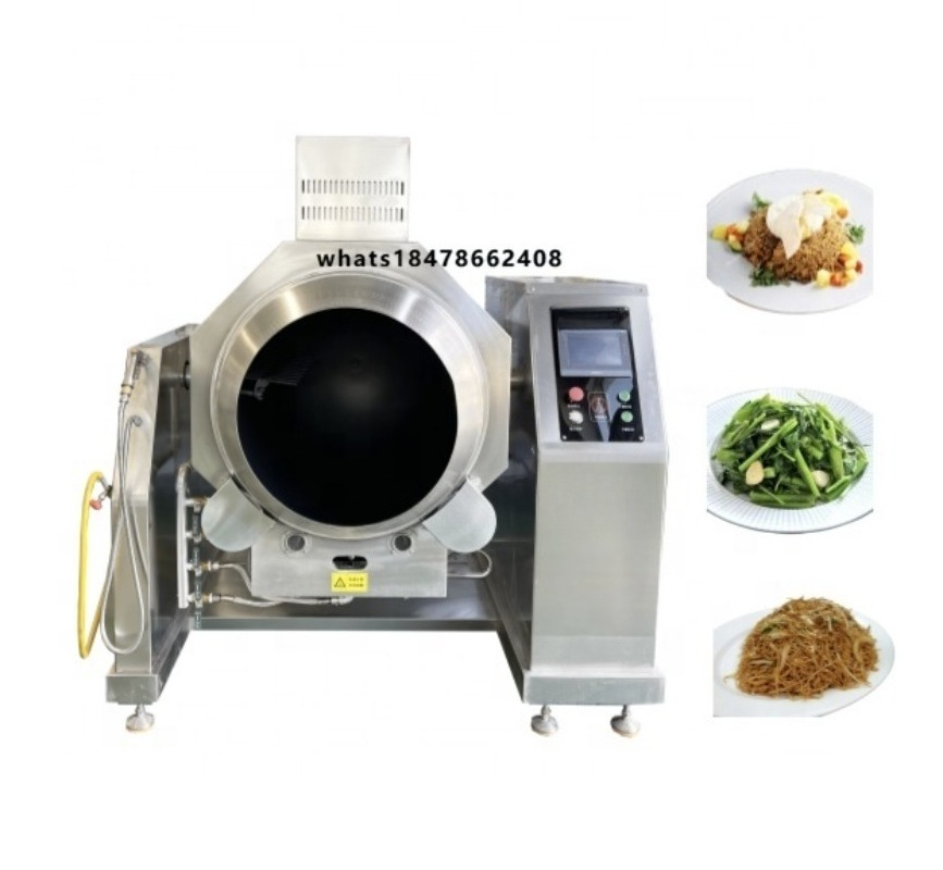 Commercial Kitchen Machinery - 業務用自動炒め機、回転式スチールパン、厨房・レストラン向け、新品同様