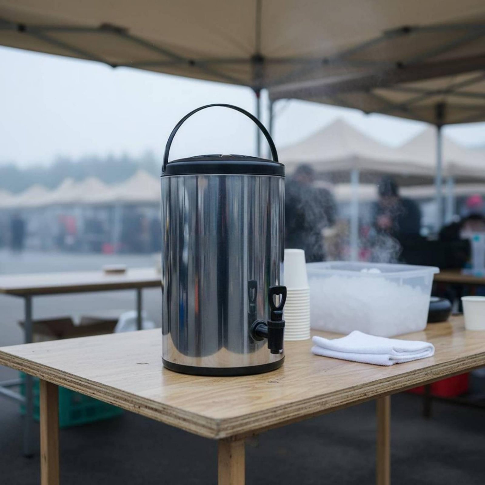 Cold Drink Dispenser - 業務用ミルクティーバレル 大容量 保温保冷ドリンク容器 断熱ドリンクディスペンサー 長時間保温