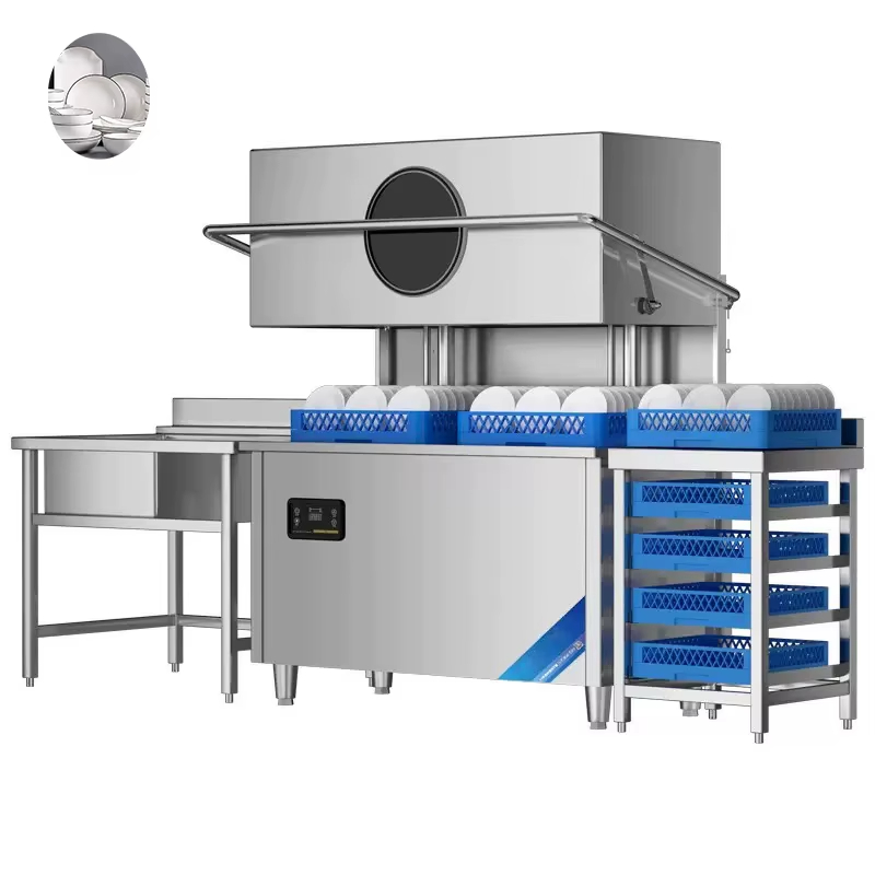Commercial Kitchen Machinery - 業務用高速サイクル式フードウォッシャー、レストラン厨房向け工業用自動食器洗浄機