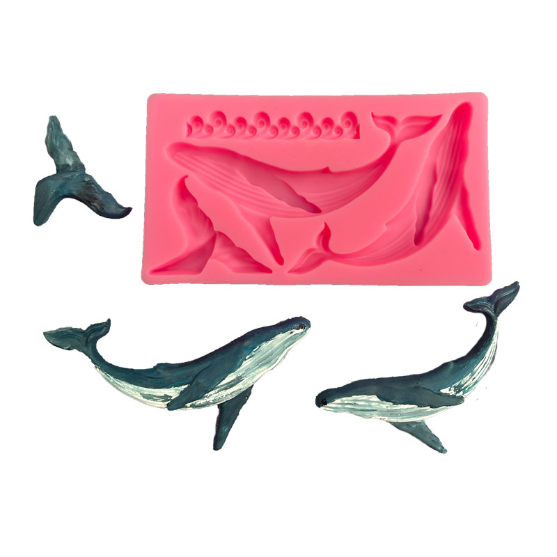 Commercial Kitchen Items - シリコンクジラ型,日曜大工,オーシャンシリーズ,フォンダン,ケーキデコレーションツール,キッチンアクセサリー,ベーキング用品