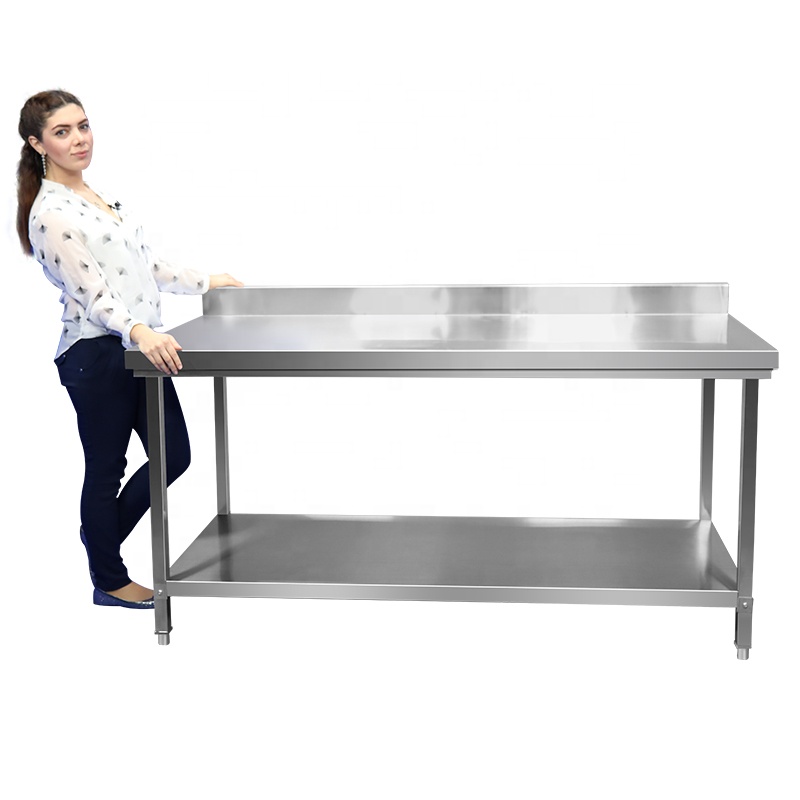 Commercial Kitchen Bench - 高品質業務用ステンレス製ダイニングテーブル、業務用キッチンワークベンチ、ステンレス製ワークベンチ