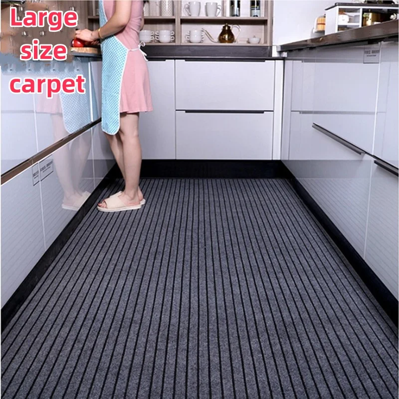 Commercial Kitchen Mats - 大面積カーペット滑り止め洗えるストライプラグ家の装飾速乾吸水バスルームフロアマットバルコニー廊下キッチン