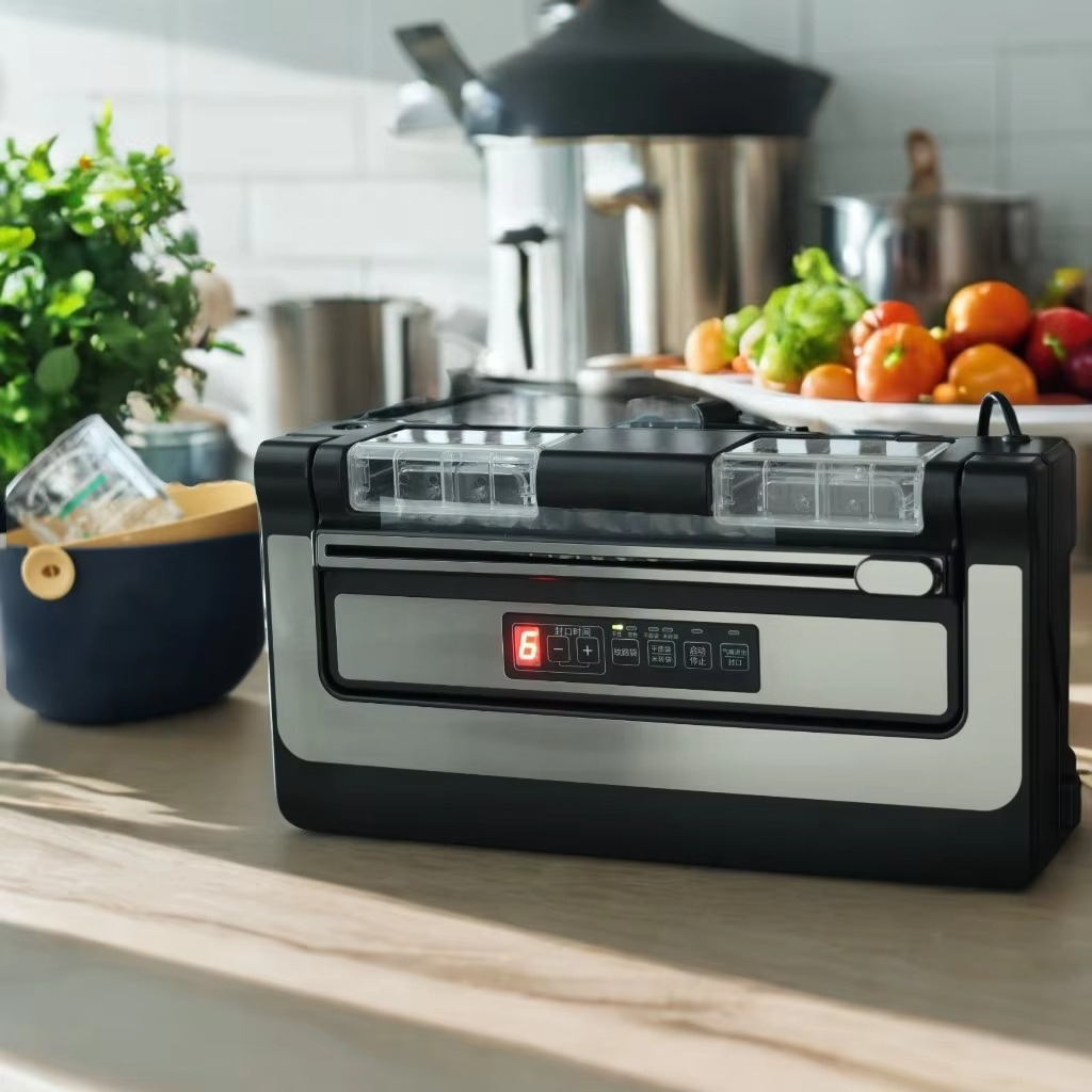 Commercial Kitchen Machinery - 業務用300mm電動真空シーラーマシン、家庭用、屋外、キッチン、車用の自動プラスチック食品シーラー