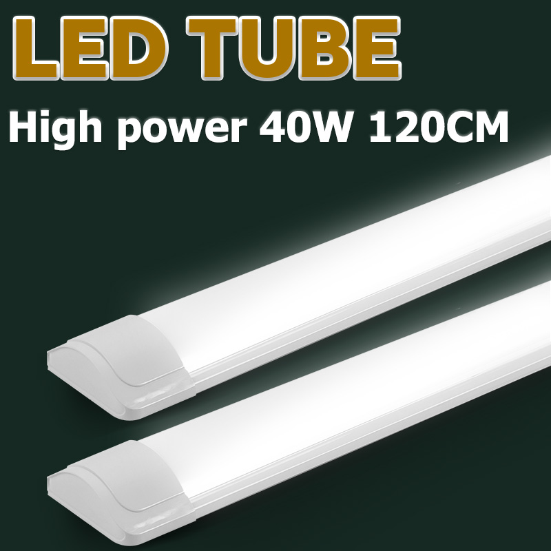 Commercial Kitchen Walls - 40 ワット Led チューブライトバー超高輝度商業天井壁ランプ 120 センチメートルキッチンアンダーキャビネットランプオフィス家の装飾照明