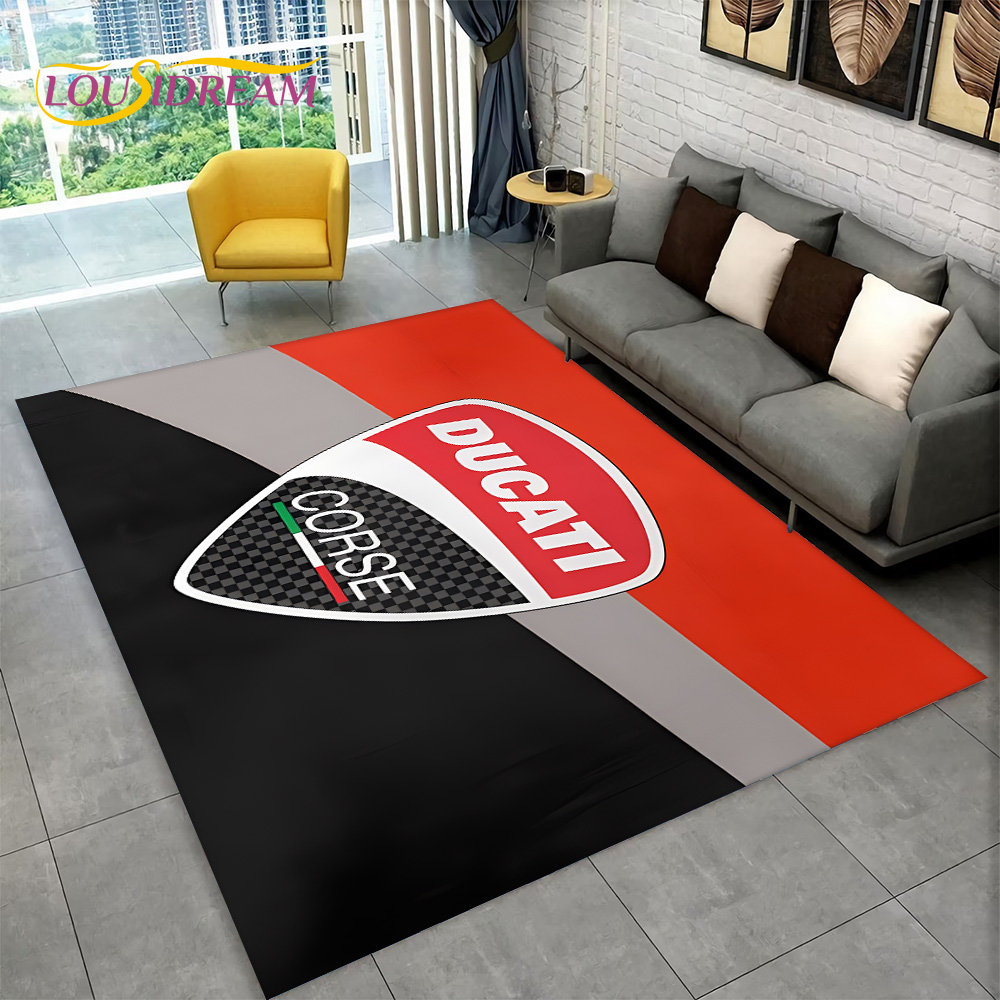 Commercial Kitchen Mats - 3D D-Ducati パターンエリアラグ 大型、リビングルーム、ベッドルーム、ソファ、ドアマット、キッチン装飾用カーペットラグ、子供用ゲーム用滑り止めフロアパッドマット