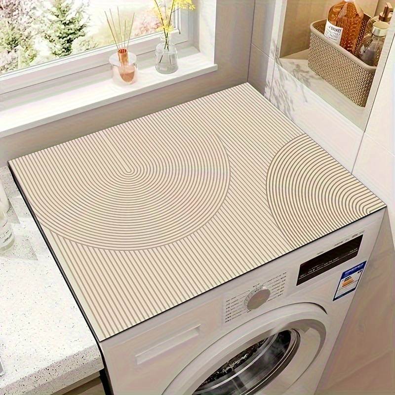 Commercial Kitchen Mats - VIKAMA ミニマリスト洗濯機トップカバーマット吸水性滑り止めワークトッププロテクターキッチン排水マット家の装飾