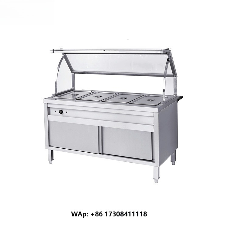 Commercial Kitchen Equipment - 業務用厨房ステンレス製4槽ビュッフェ式 Bain Marie（保温器）