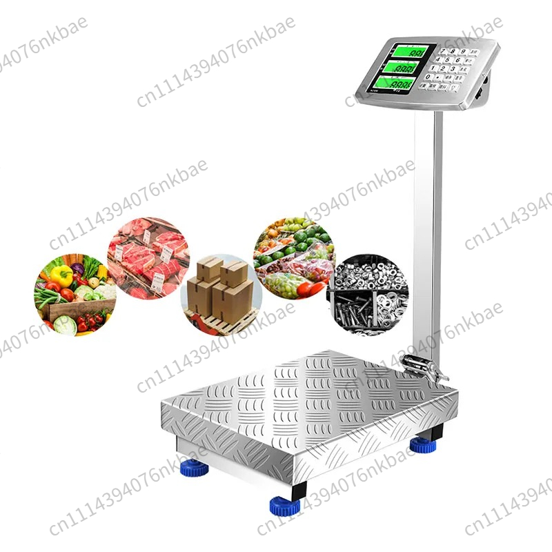 Commercial Kitchen Bench - 150kg折りたたみ式ステンレス鋼電子ベンチスケール業務用キッチン肉計量スケール