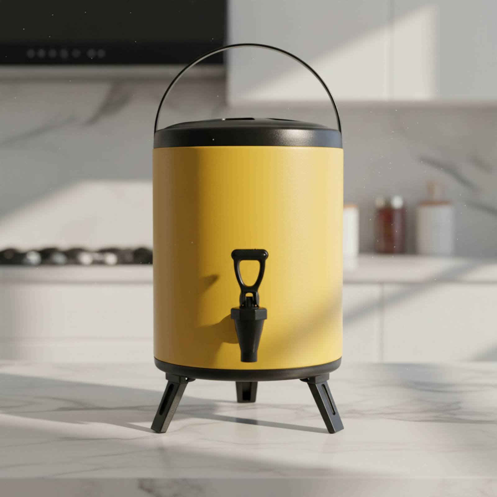 ミルクティー断熱容器ポータブルハンドルプロ仕様ミルクティー容 - Cold Drink Dispenser のレビューと価格