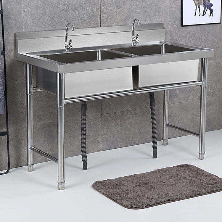 シンガポールで人気販売中の標準サイズ高品質低価格ダブルボウル - Commercial Kitchen Sink のレビューと価格