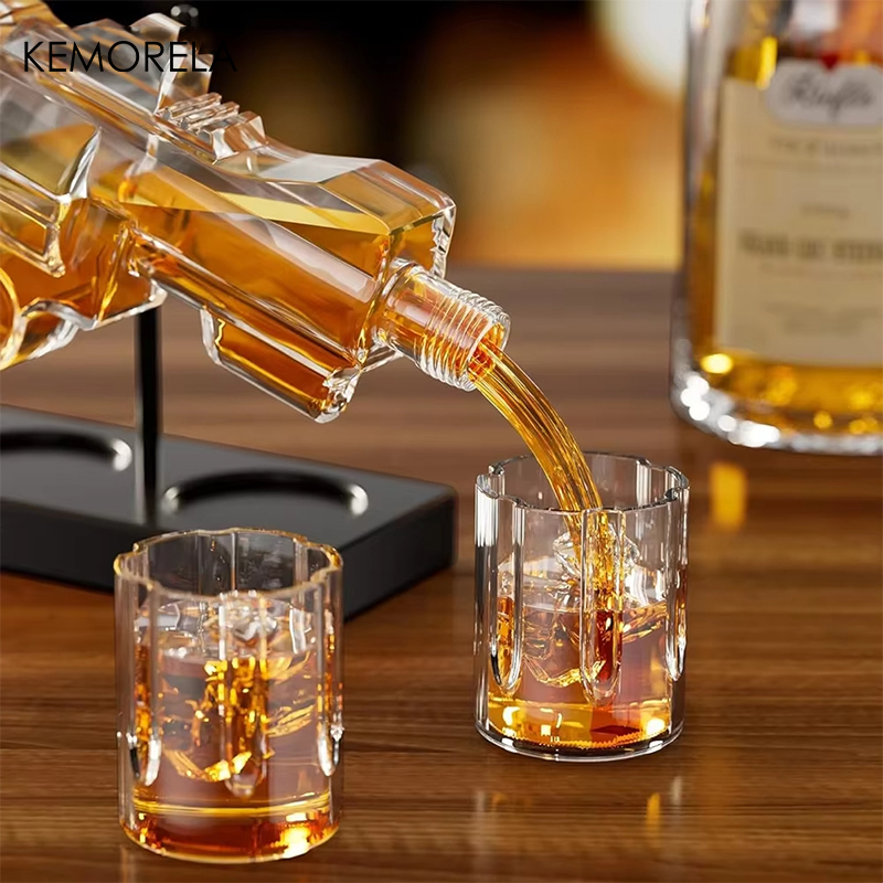 Kemorela-リボルバーガラスデカンター,ウイスキーグラ - Cold Drink Dispenser のレビューと価格