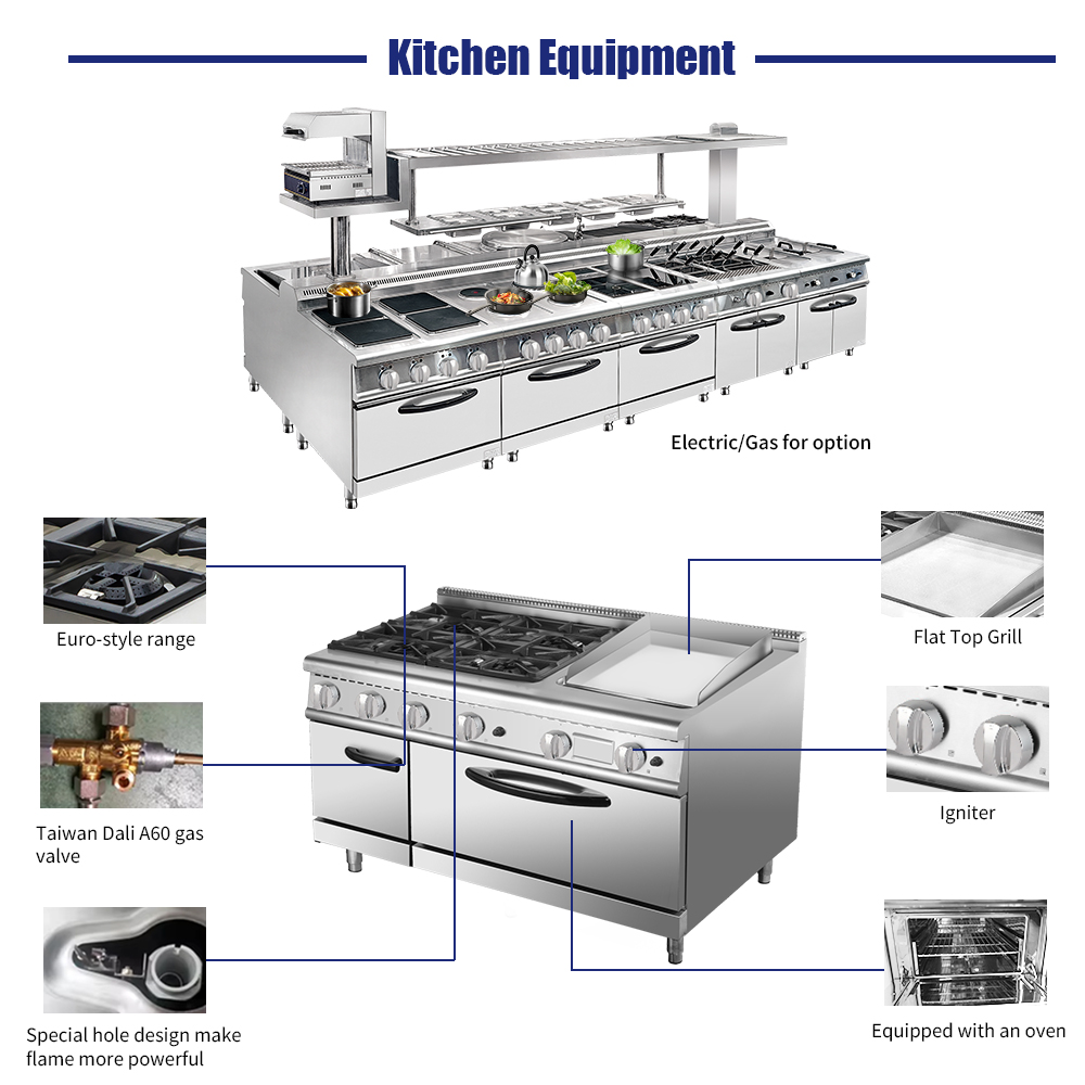 高級ホテルレストラン厨房機器セット（ビュッフェ用品と業務用調 - Commercial Kitchen Equipment のレビューと価格