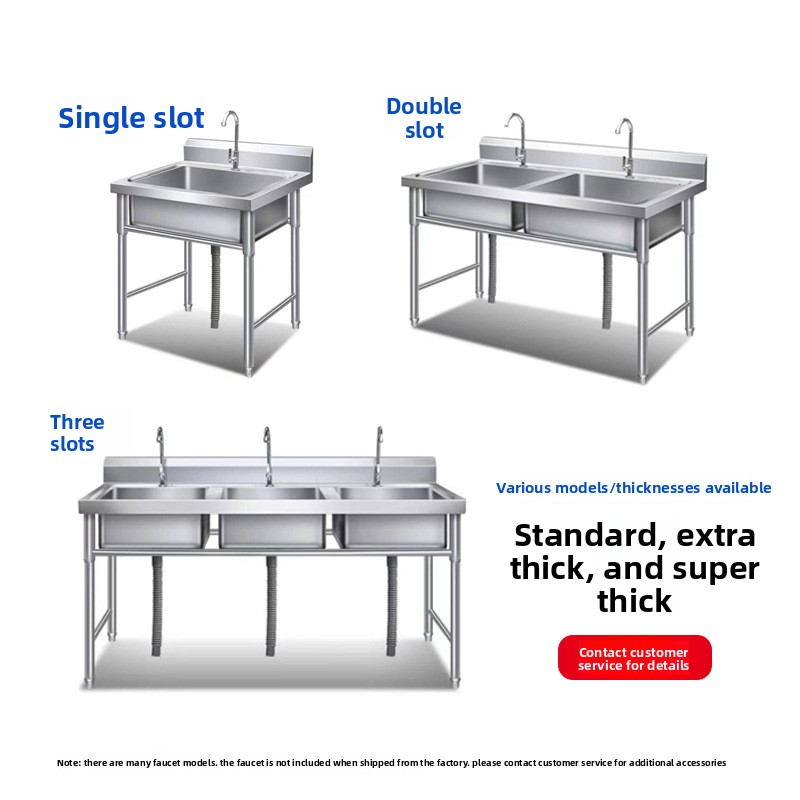 キッチンステンレスシンクシングル家庭用商業用レンタル野菜洗い - Commercial Kitchen Rental のレビューと価格