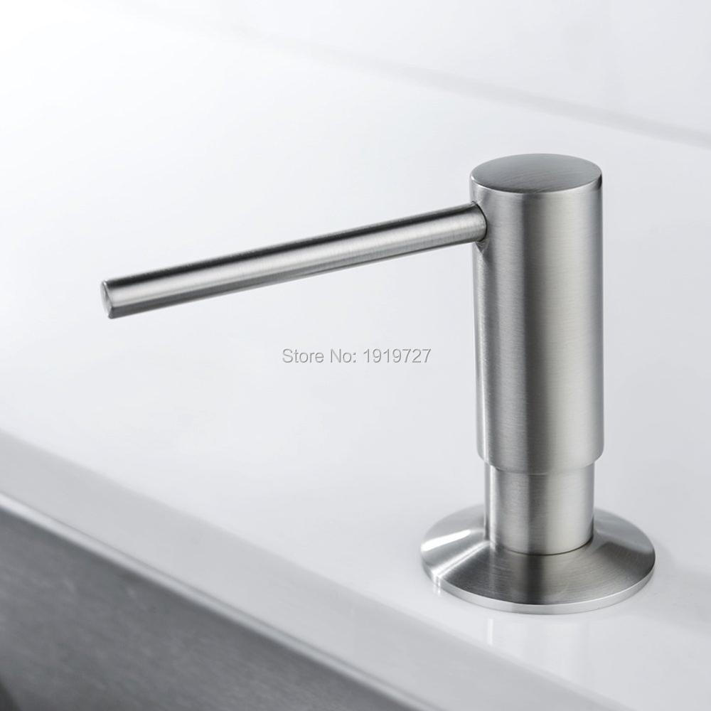 モダンなブラッシュドニッケル製ローションディスペンサー、10 - Commercial Quality Kitchen Faucet のレビューと価格