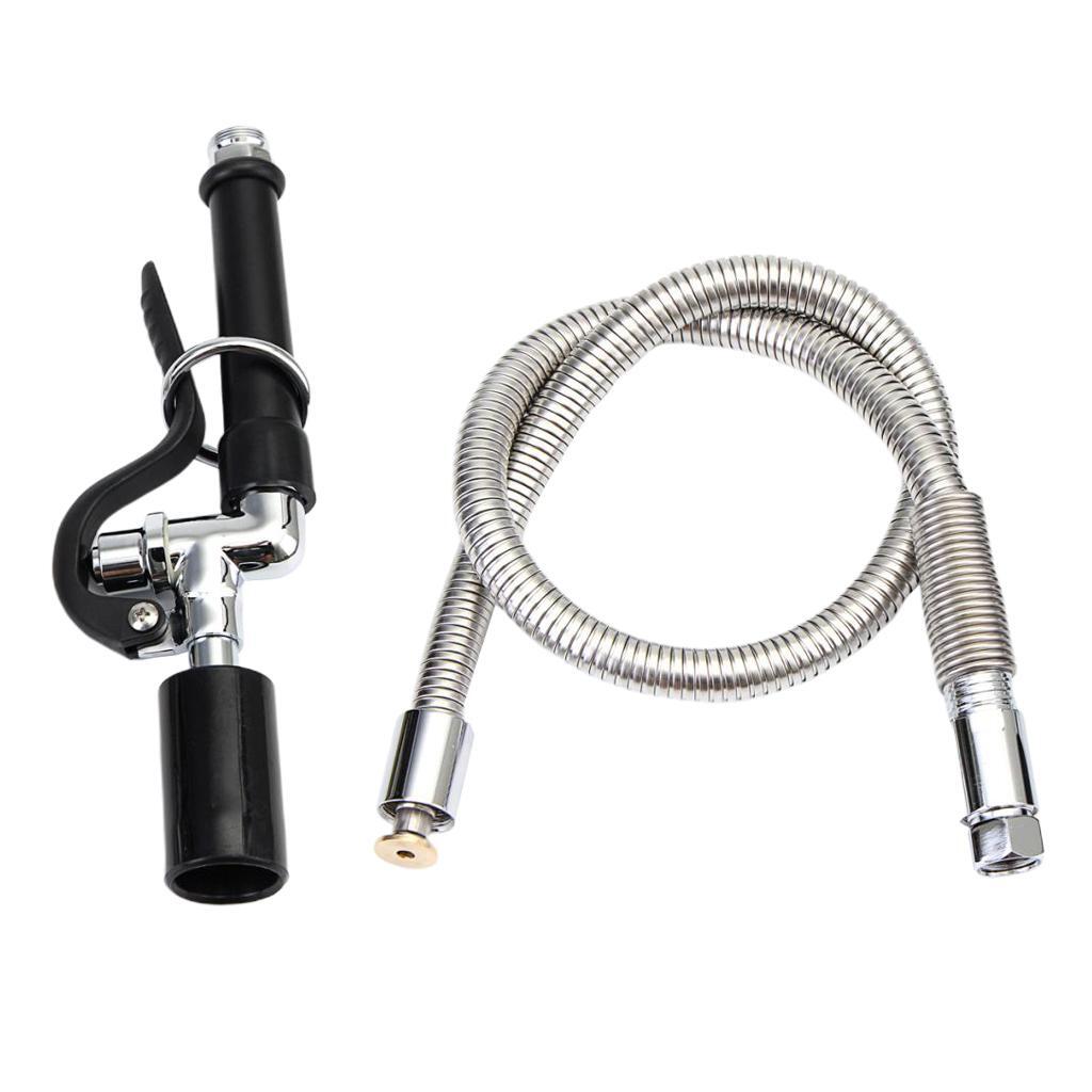 真ちゅう製のキッチンスプレー,蛇口,フレキシブルホース付きス - Commercial Kitchen Tap With Spray のレビューと価格