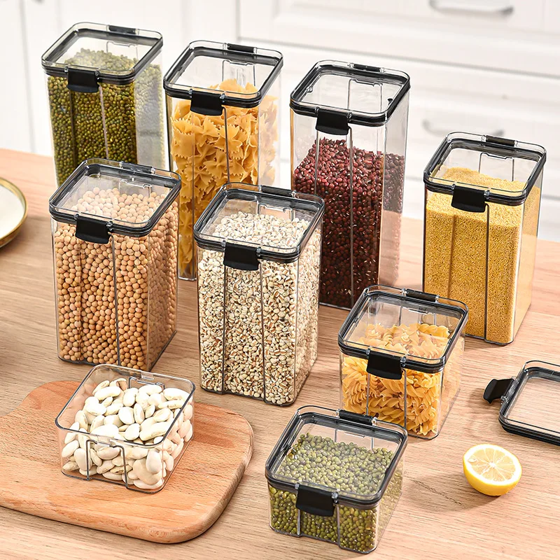 1PC 穀物密封瓶粗粒穀物収納ボックス防水冷蔵庫鮮度保持ボッ - Commercial Kitchen Refrigerator のレビューと価格