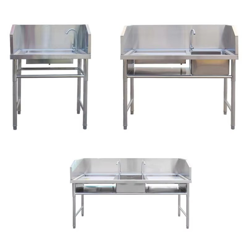 最高品質のステンレス製業務用魚洗浄キッチン作業台（シンク付き - Commercial Kitchen Sink のレビューと価格