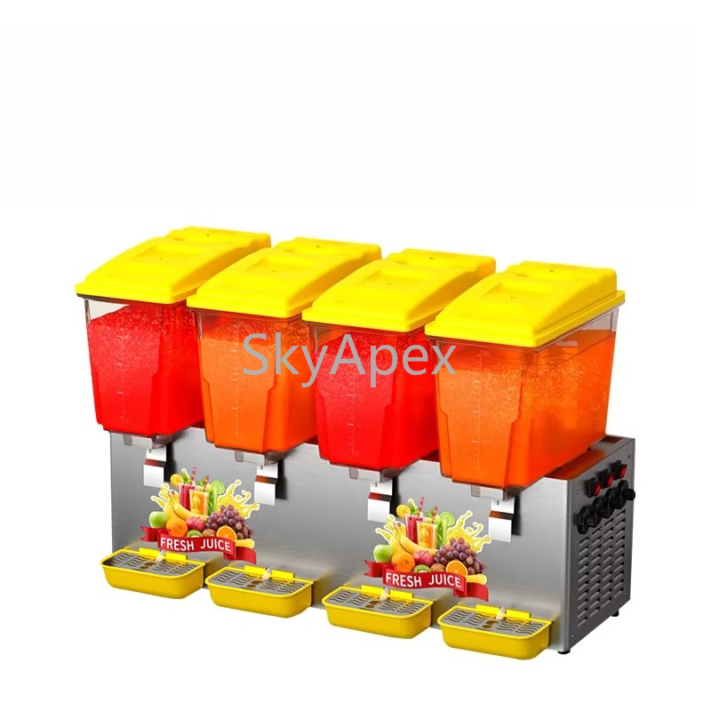 業務用4気筒攪拌式温冷飲料ディスペンサーマシン ステンレス製 - Cold Drink Dispenser のレビューと価格