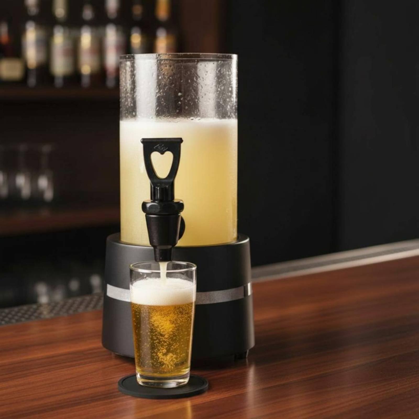 LEDビールディスペンサー 大容量 ライト付きビールディスペ - Cold Drink Dispenser のレビューと価格