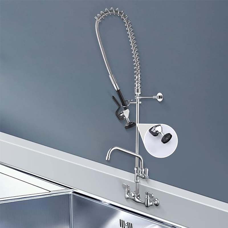 高品質モダンデザイン業務用キッチン蛇口デッキマウント温冷シン - Commercial Quality Kitchen Faucet のレビューと価格