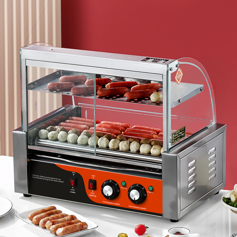 業務用電気ステンレス製ホットドッグ＆ソーセージグリルマシン7 - Commercial Kitchen Machinery のレビューと価格