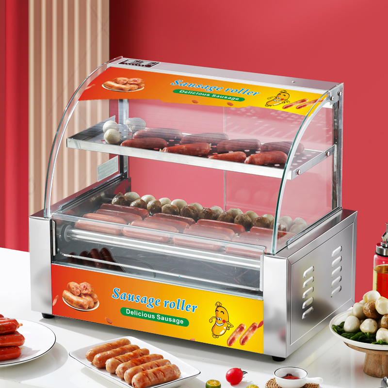 業務用電気ステンレス製ホットドッグ＆ソーセージグリルマシン7 - Commercial Kitchen Machinery のレビューと価格