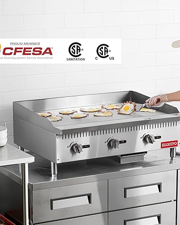 業務用厨房機器 電気・ガス式 フラットボトム フライパン グ - Commercial Kitchen Equipment のレビューと価格