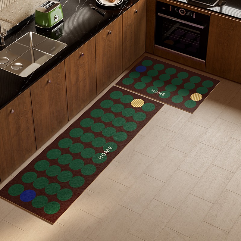 ロングストリップキッチンフロアマット PVCレザーラグ 防水 - Commercial Kitchen Mats のレビューと価格
