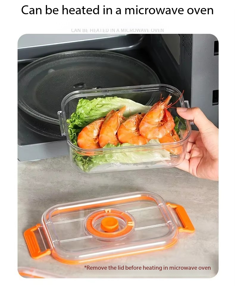 真空鮮度保持ボックス冷蔵庫密閉キャニスターウォーマー透明食品 - Commercial Kitchen Refrigerator のレビューと価格