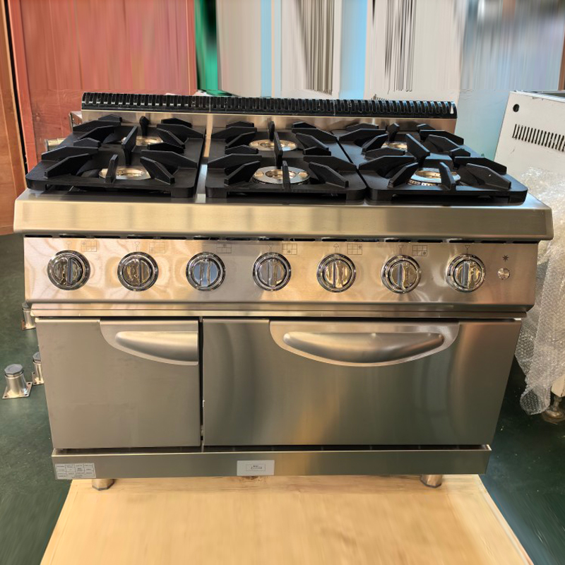 業務用ガスコンロ ステンレス製厨房機器 6口ガスレンジ オー - Commercial Kitchen Equipment のレビューと価格