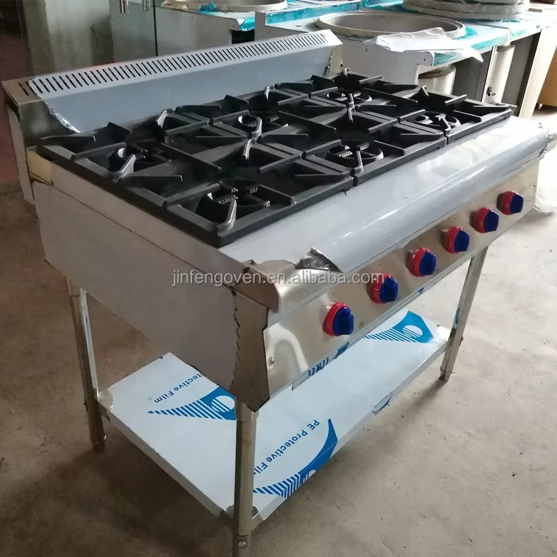 業務用厨房機器 プロ仕様 6口ガスコンロ 工業用ポータブルガ - Commercial Kitchen Equipment のレビューと価格