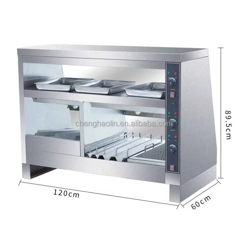 食品保温用ハンバーガー・フライドチキン電気断熱式業務用デリカ - Commercial Kitchen Machinery のレビューと価格
