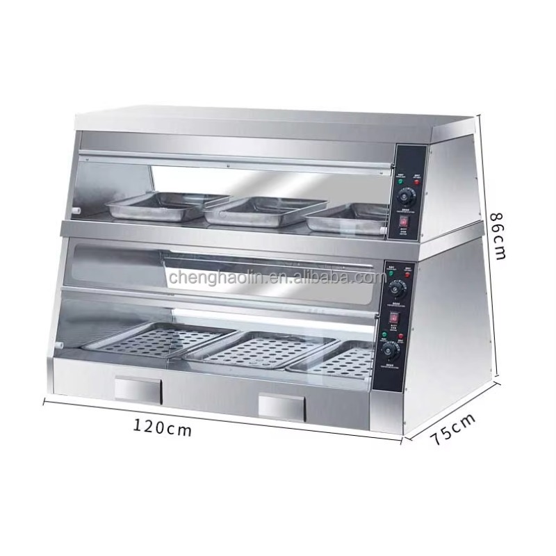 食品保温用ハンバーガー・フライドチキン電気断熱式業務用デリカ - Commercial Kitchen Machinery のレビューと価格