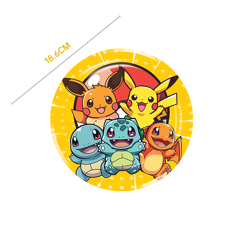 ポケモン誕生日パーティー使い捨てパーティー皿ピカチュウテーマ - Commercial Kitchen Items のレビューと価格