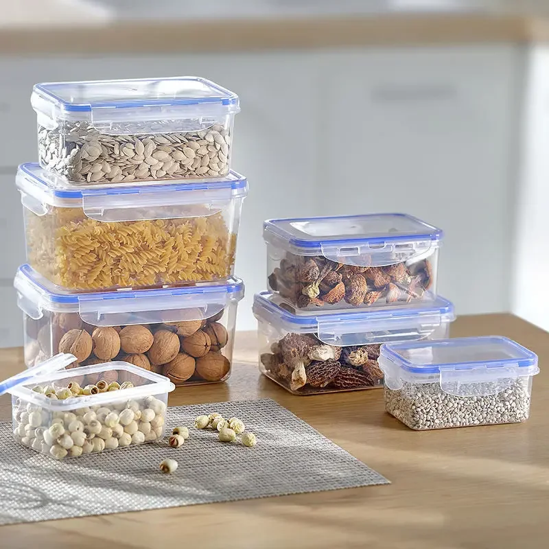 キッチン冷蔵庫密閉型長方形冷蔵庫収納ボックス蓋付きプラスチッ - Commercial Kitchen Refrigerator のレビューと価格