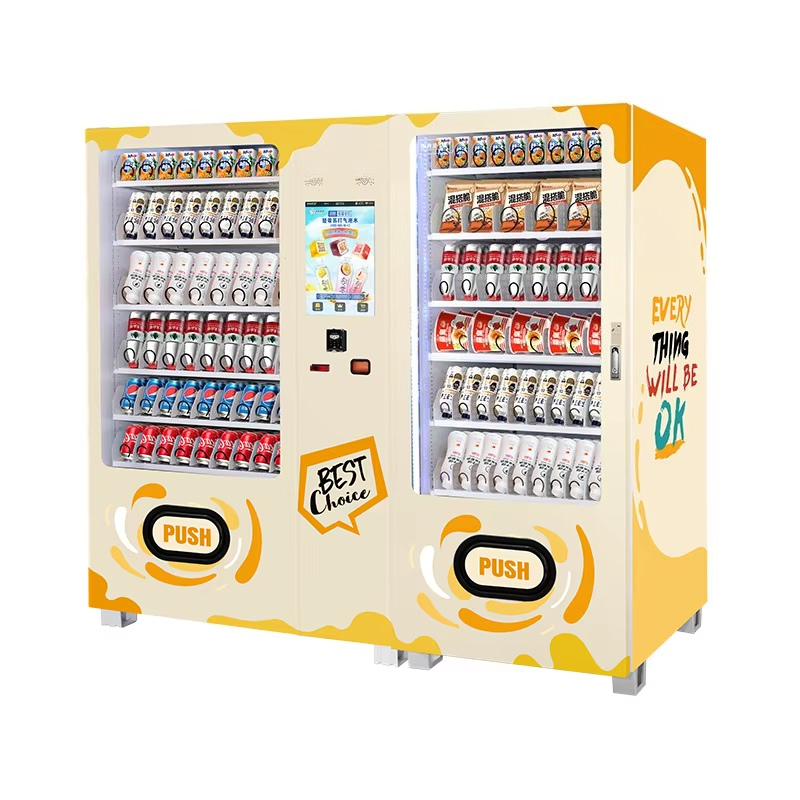 自動冷蔵飲料販売機スマート飲料スナック食品ディスペンサー商業 - Cold Drink Dispenser のレビューと価格