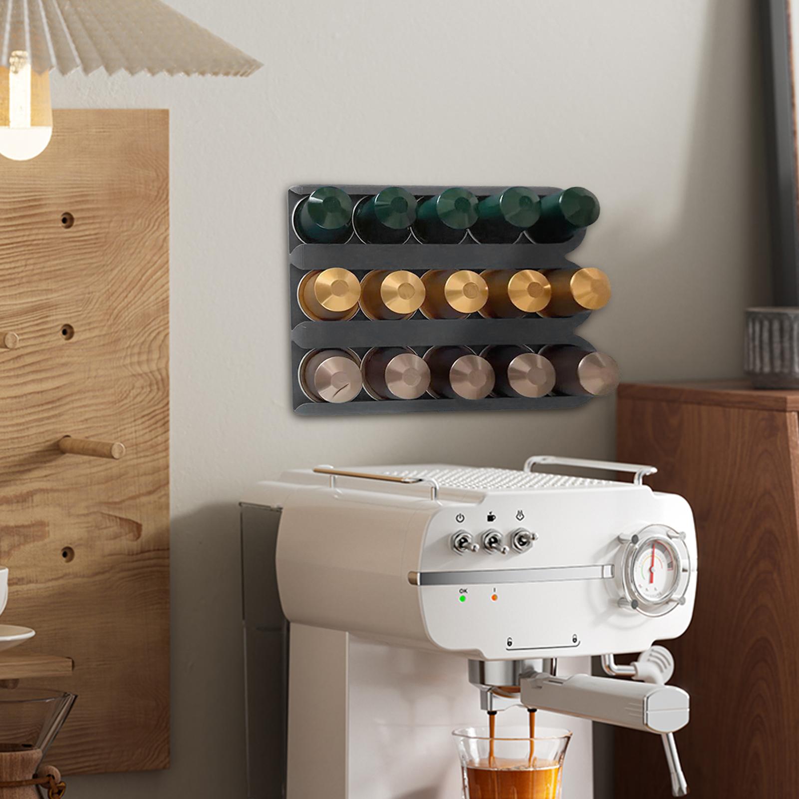 コーヒーポッド収納壁掛けコーヒーポッド収納ラック省スペースシ - Commercial Kitchen Walls のレビューと価格
