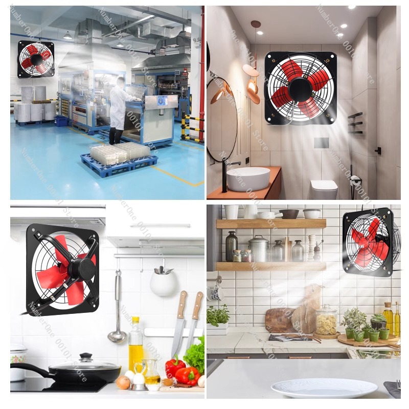 工業用壁掛け排気ファン、16～24インチ、220V/380V - Commercial Kitchen Walls のレビューと価格