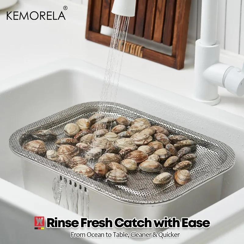 10L ポータブルステンレス鋼洗浄ボウル大型多目的食器桶野菜 - Commercial Kitchen Sink のレビューと価格