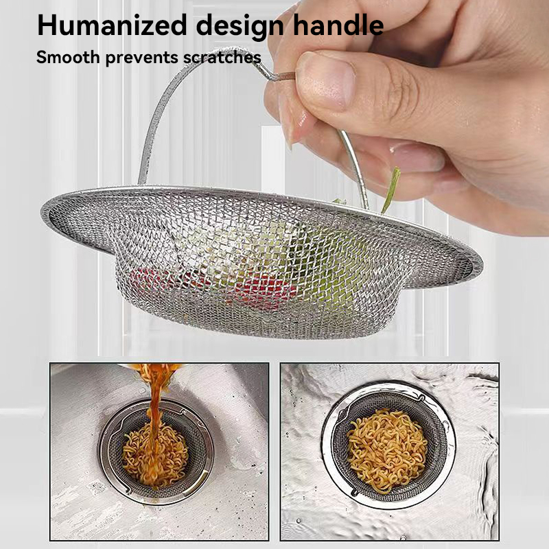 ステンレス鋼シンクフィルター食品残留物ヘアキャッチャーメッシ - Commercial Kitchen Sink のレビューと価格
