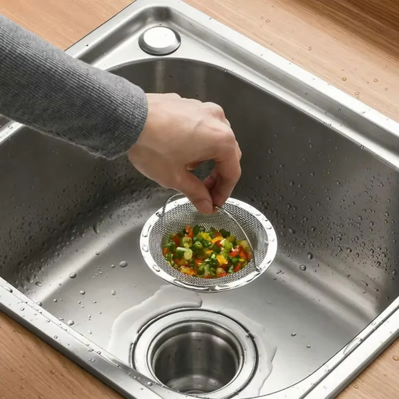 ステンレス鋼シンクフィルター食品残留物ヘアキャッチャーメッシ - Commercial Kitchen Sink のレビューと価格
