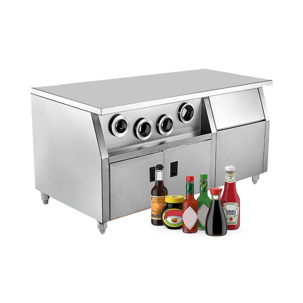 ステンレス製ファーストフード＆レストラン業務用厨房センターア - Commercial Kitchen Bench のレビューと価格