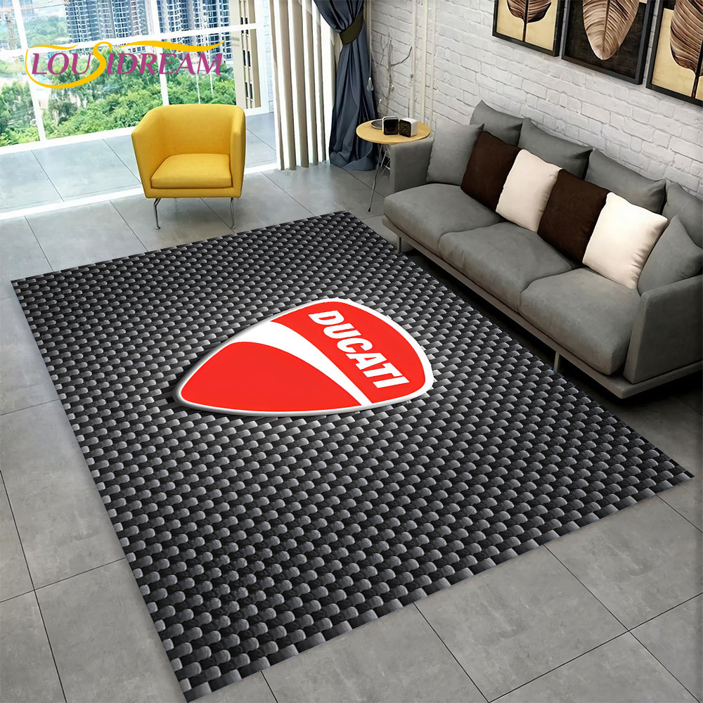 3D D-Ducati パターンエリアラグ 大型、リビングル - Commercial Kitchen Mats のレビューと価格