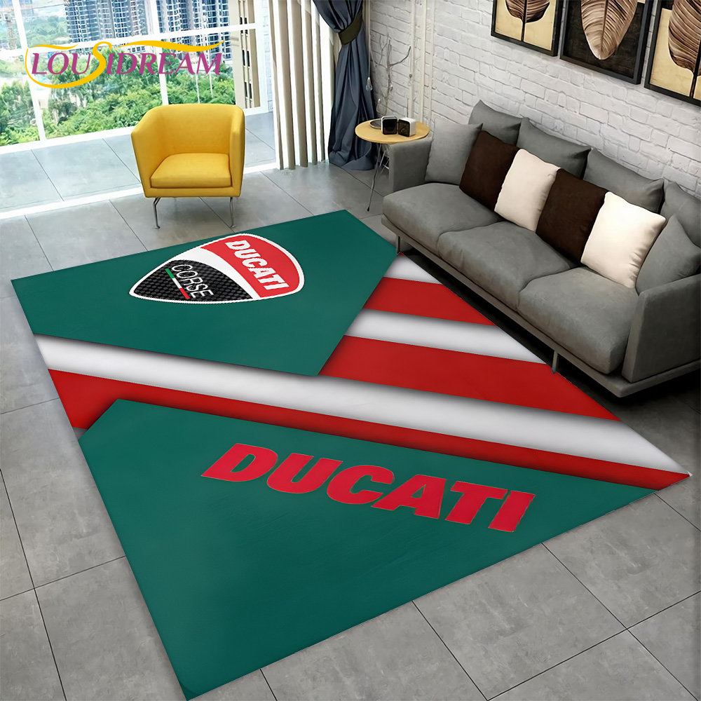 3D D-Ducati パターンエリアラグ 大型、リビングル - Commercial Kitchen Mats のレビューと価格