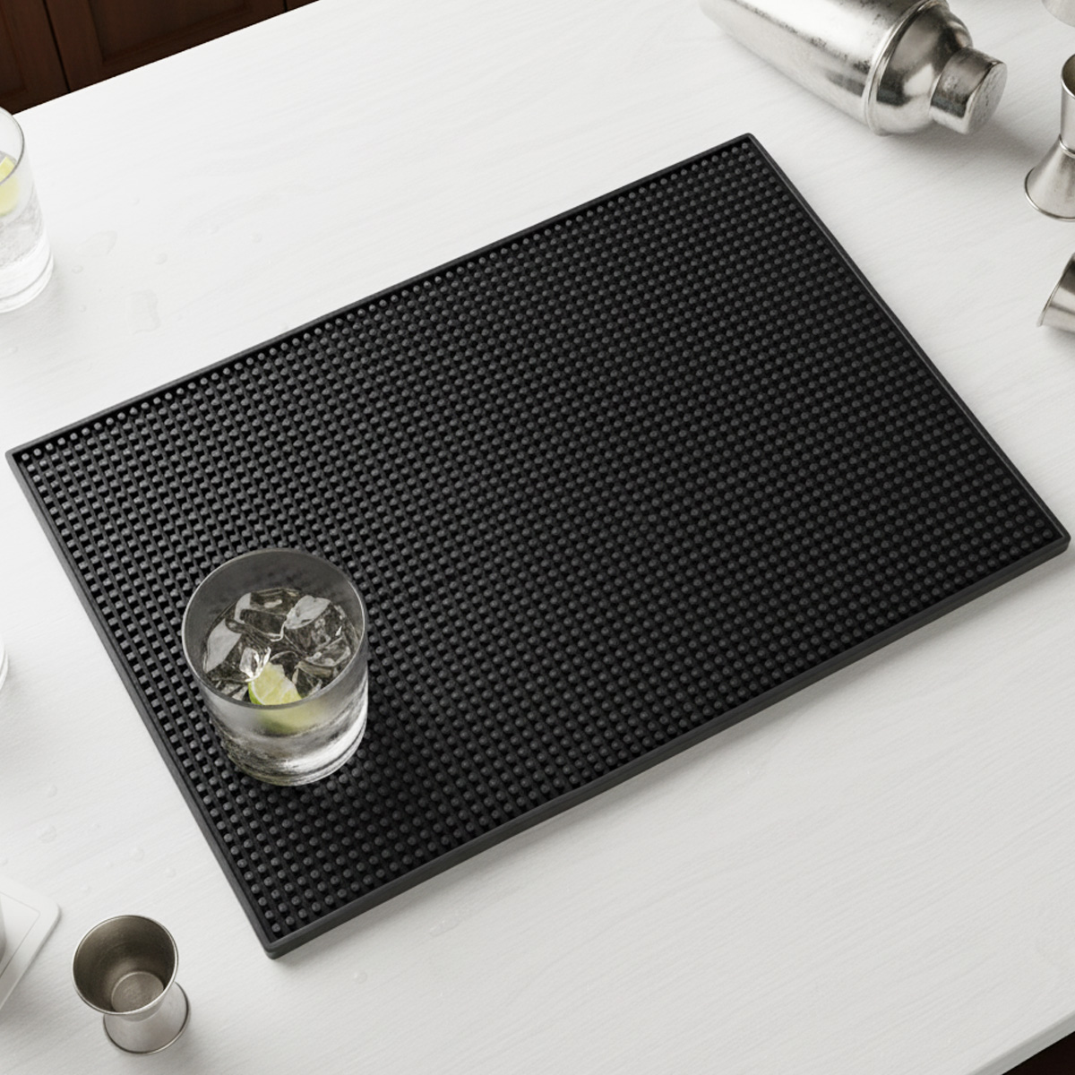 バーマット 17.7 x 11.8インチ 厚くて丈夫でおしゃ - Commercial Kitchen Mats のレビューと価格