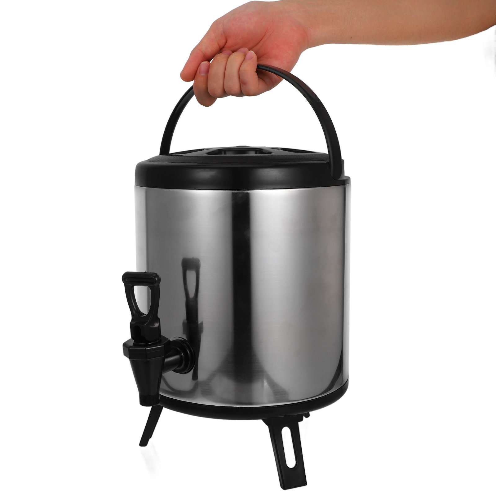 304ステンレス鋼製断熱飲料ディスペンサー、二重層保温保冷ド - Cold Drink Dispenser のレビューと価格